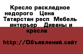 Кресло раскладное недорого › Цена ­ 4 500 - Татарстан респ. Мебель, интерьер » Диваны и кресла   